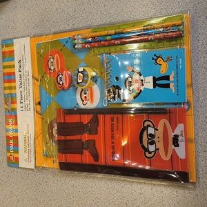 Y2K Paul Frank Brand Back To School Set of Supplies-Brand New With Tag
